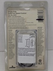 NEW Leviton 6619 White Colored – Decora Quiet Fan Speed Control