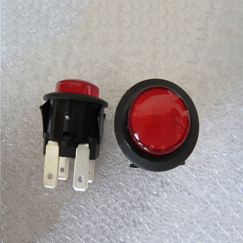 20MM Round Button Switch Circular Button Self-Locking Power Switch 16A250V Part