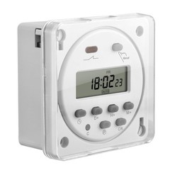 Digital LCD Power Weekly Programmable Timer Relay Switch, CN101A, DC 24V, 16A…