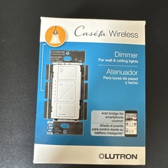Lutron PD-6WCL-WH Wireless In-Wall Smart Dimmer Switch – White