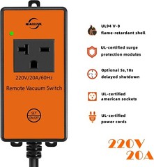 220v Automatic Vacuum Switch Wireless Remote Control Dust Collector Starter O…