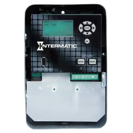 Intermatic Et90215c Electronictimer, Astronomic, Gray, Metal