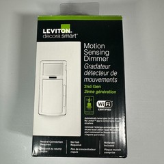 💡 NEW Leviton Smart Motion Dimmer 2nd Gen White Sealed 💡