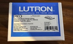 Lutron L-PED3-WH Pico Triple Mount Pedestal White *LOT OF 5*