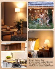 2 Pack Touch Dimmer Switch for Lamps, Plug & Play Control Pad, Dimmable LED/CFL