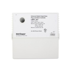 WATT STOPPER LMPL-201 LOAD CONTROLLER FOR DLM SYSTEMS, RELAY, 120V, 20A, WHITE