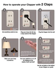 The Original Home Automation Sound Activated Device, On/Off Light Switch, Cla…