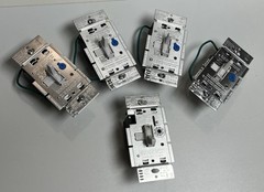 Set of 5 Lutron TGCL-153P Toggler LED+ Single-pole/3-way LED Toggle Light dimmer