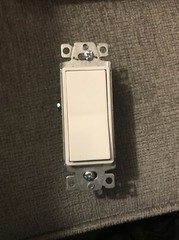 HUBBELL WIRING DEVICE-KELLEMS DS315W Wall Switch,3-Way,120/277V,15A,Wht,Rockr
