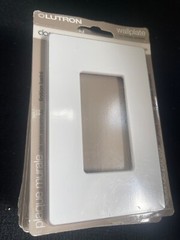 Genuine Lutron Claro CW-1-WH (Gloss Finish) Wallplate
