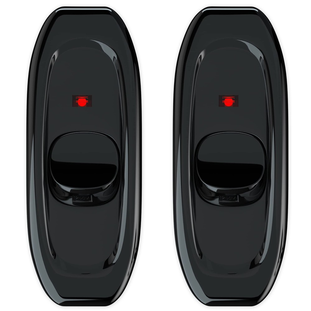 2 PCS Appliance Switch On/Off Button Table Lamp Desk Light Cord 250V 10A