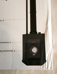 Outdoor Power Stake Timer Mechanical Outdoor Timer Waterproof 6 ft NIB B/95,96