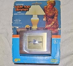 Leviton Vintage Full Range Table Top Dimmer w/ Slide Control – New Old Stock NOS