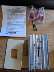 LUTRON N-1000-IV Incandescent Light Dimmer 1000 Watt MISSING SLIDE COVER