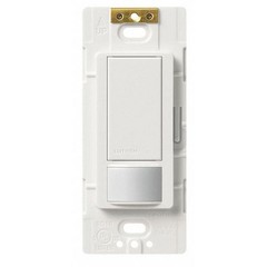Lutron Occupancy Sensor PIR Wall Switch 900 Sq Ft White Auto On Off Hardwired