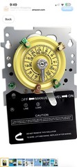 T101M 24-HOUR POOL PUMP TIMER MECHANISM 120V 40A SPST MECHANICAL SWITCH
