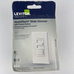 Leviton IPL06-10M IllumaTech Slide Dimmer in White