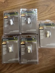 Lot 5 Cooper Toggle Dimmer Switch TI061-V-K Single Pole 600W Ivory & White New