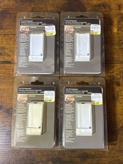Cooper Wiring 7737 Full LED Nightlight Box 1W White 120V 7737W-K Lot Of 4