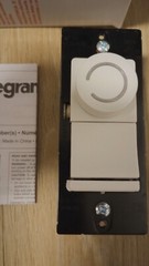WattStopper Legrand DRCL453PW WHITE Rotary Preset Dimmer 1P/3W CFL