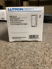 LUTRON Color Change Kit For RA 2 Remote Dimmer RK-S-LA Light Almond