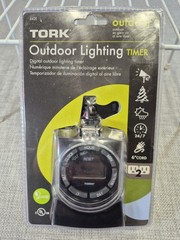 TORK 642E Outdoor Digital Light timer 6.5″ cord 20 settings 125 vac/15amp