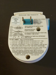 Ingraham Model No. 12-820 Wall Plug Outlet Timer Controller 24 Hour Variable PSJ