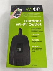 NEW IN BOX – Woods WiOn 50049 Outdoor WiFi Wireless Plug-In Switch
