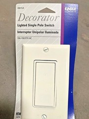 🔴(QTY 5) Eagle C6501W White Decorator Duplex Receptacle 15A 125V NEW‼️LT ALMOND
