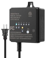 DEWENWILS 60W Outdoor Low Voltage Transformer with Timer and Photocell Light