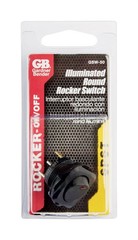 Gardner Bender GSW-50 Medium Duty Red Illuminated Round Hole Rocker Switch