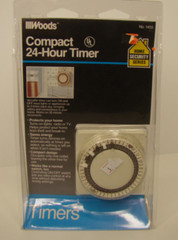 Woods Compact 24-Hour Timer No.1455 indoor 125 volt new old stock