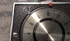 Vintage Westclox Electric Model 52011 24 Hour Switch Timer S35A, Works.