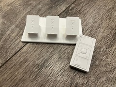 Remote Stand for Lutron Caseta Pico Remote – Triple Pedestal