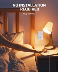 2 Pack Touch Dimmer Switch for Lamps, Plug & Play Control Pad, Dimmable LED/CFL