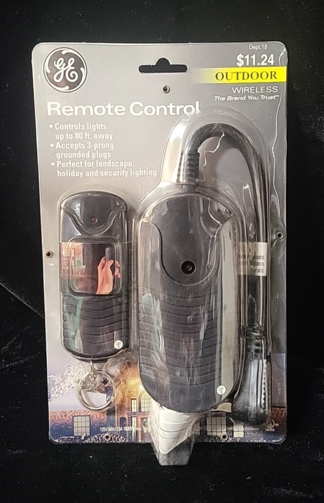 GE Outdoor Wireless Remote Control For Landscape & Holiday Lighting