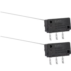 1 PCS Coin Switch Wire 5A 125/250V AC 3 Foot 0.1A 30V DC Black 10722 Part