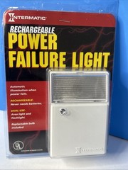 Intermatic Power Failure Light Automatic Rechargeable Area and Flashlight NEW