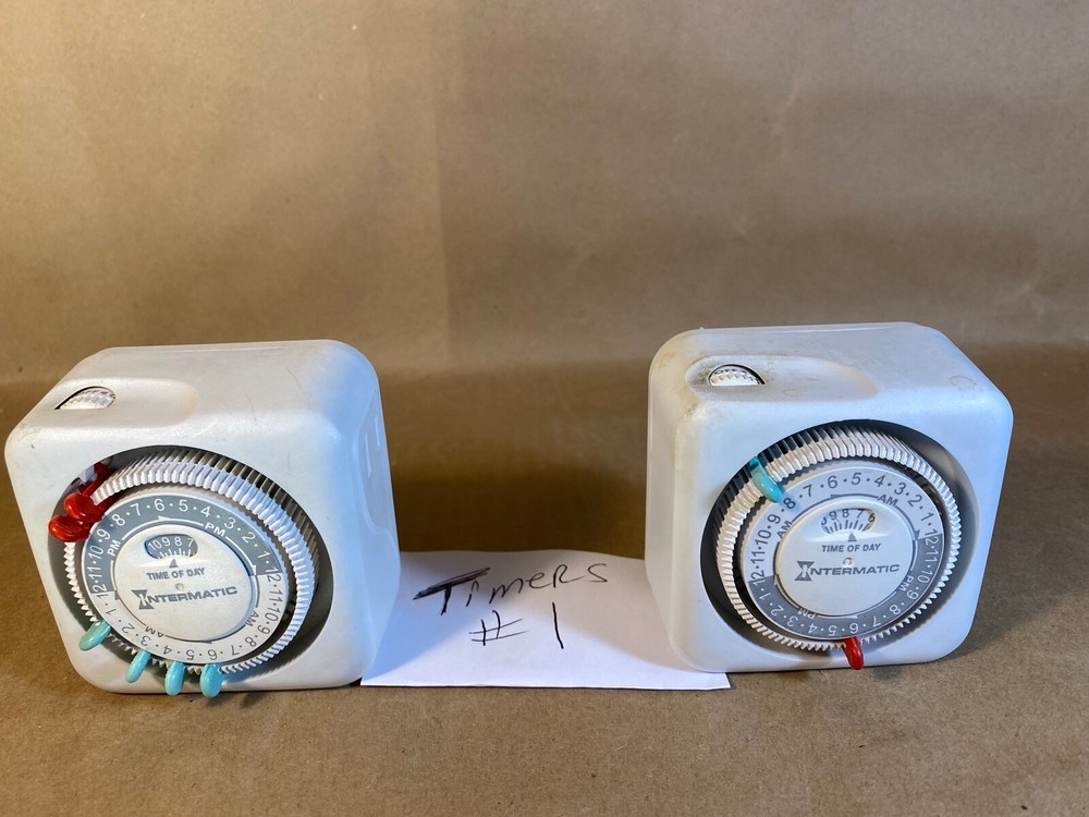 Intermatic Time-All 24 hour 15 AMP 120V Timer Model TN111 w/Pins US Plug Type A