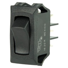 BEP Curved SPDT Mini Rocker Switch – 12V – ON/ON