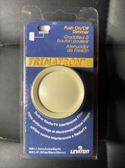 Leviton Push On/Off Incandescent Light Dimmer Switch – Ivory – 6681-I – New