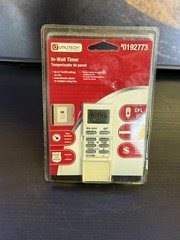NEW Utilitech In-Wall Digital Timer Switch 0192773 Programmable 15A White