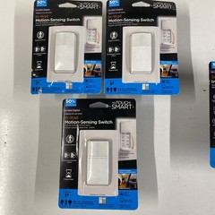 LOT x4 myTouchSmart Digital In-Wall Motion Sensing Switch + Programmable Timer