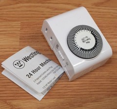 Genuine Westinghouse (TM416) Solid White 24 Hour Mechanical Timer Only **READ**