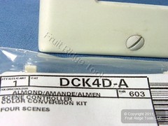 Leviton Almond Color Conversion Kit For 4-Address Dimming Controller DCK4D-A