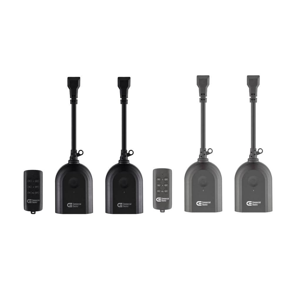 Wireless Indoor/Outdoor Remote Control with 4 Rev