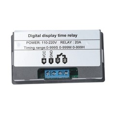 220 Volt Digital Cycle For Timer Relay with Delay Function and Dual LED Display