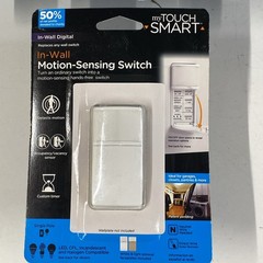 LOT x4 myTouchSmart Digital In-Wall Motion Sensing Switch + Programmable Timer