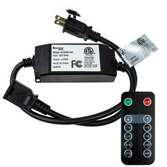 Newhouse Lighting RS-NA-265W Wireless Outdoor LED String Light Dimmer Black