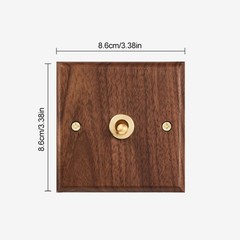 Walnut Rocker Switch 12 Way Design for Home Lighting Solutions and Style